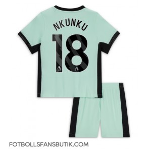 Chelsea Christopher Nkunku #18 Replika Tredje Tröja Barn 2023-24 Kortärmad (+ Korta byxor)